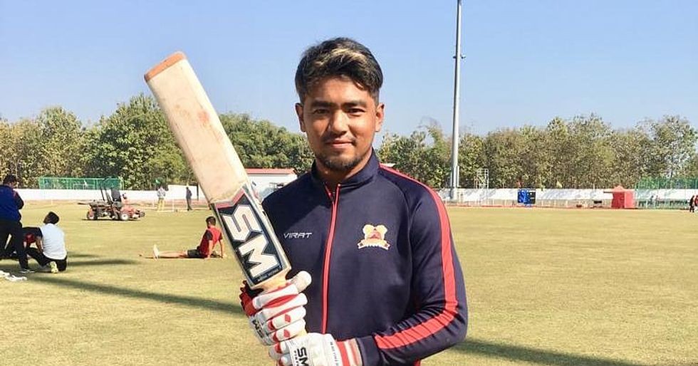 Skipper of the Nagaland cricket team Jonathan Rongsen. (File Photo)